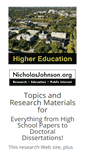 Mobile Screenshot of nicholasjohnson.org